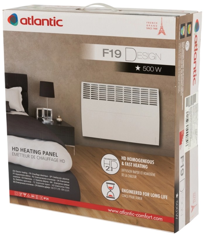 Електричний конвектор Atlantic F19 CEG BL-Meca/M2 500W з комплектом підставок (157057) зовнішній вигляд - фото 9
