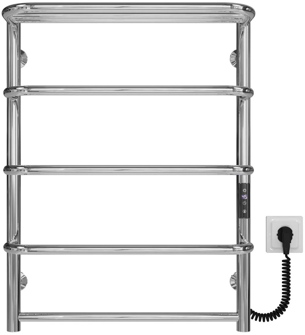 Рушникосушка Deffi Стандарт з полицею П5 500x700, хром, JD03, праве підключення (C.SP.70.50.5.E.C.R.1)