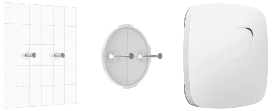 в продаже Крепежная панель Ajax SmartBracket для FireProtect White (00009549) - фото 3