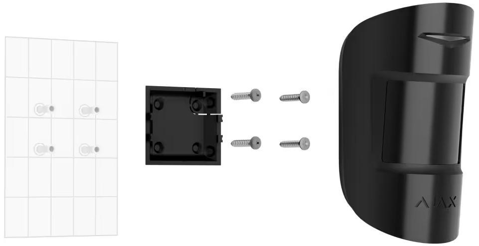 Крепежная панель Ajax Smartbracket для MotionProtect Black (00009637) цена 210 грн - фотография 2