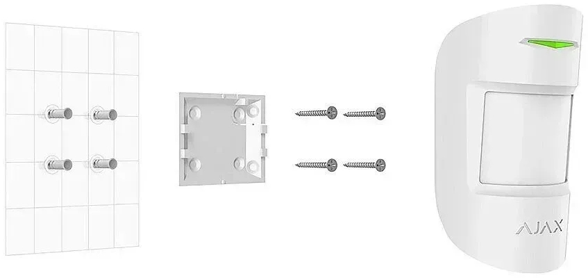Кріпильна панель Ajax Smartbracket для MotionProtect White (00009636) ціна 217 грн - фотографія 2