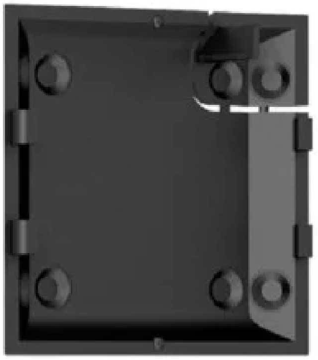 Кріпильна панель Ajax SmartBracket для MotionCam Black (00021569)
