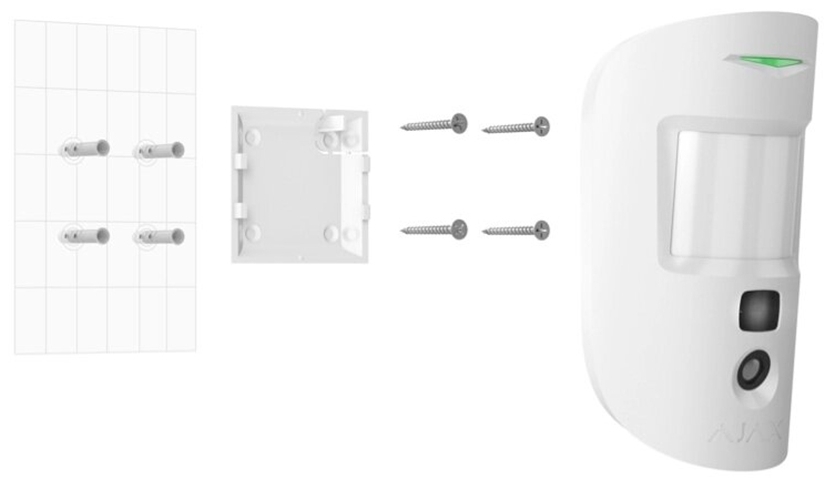Кріпильна панель Ajax SmartBracket для MotionCam White (00016264) ціна 202 грн - фотографія 2