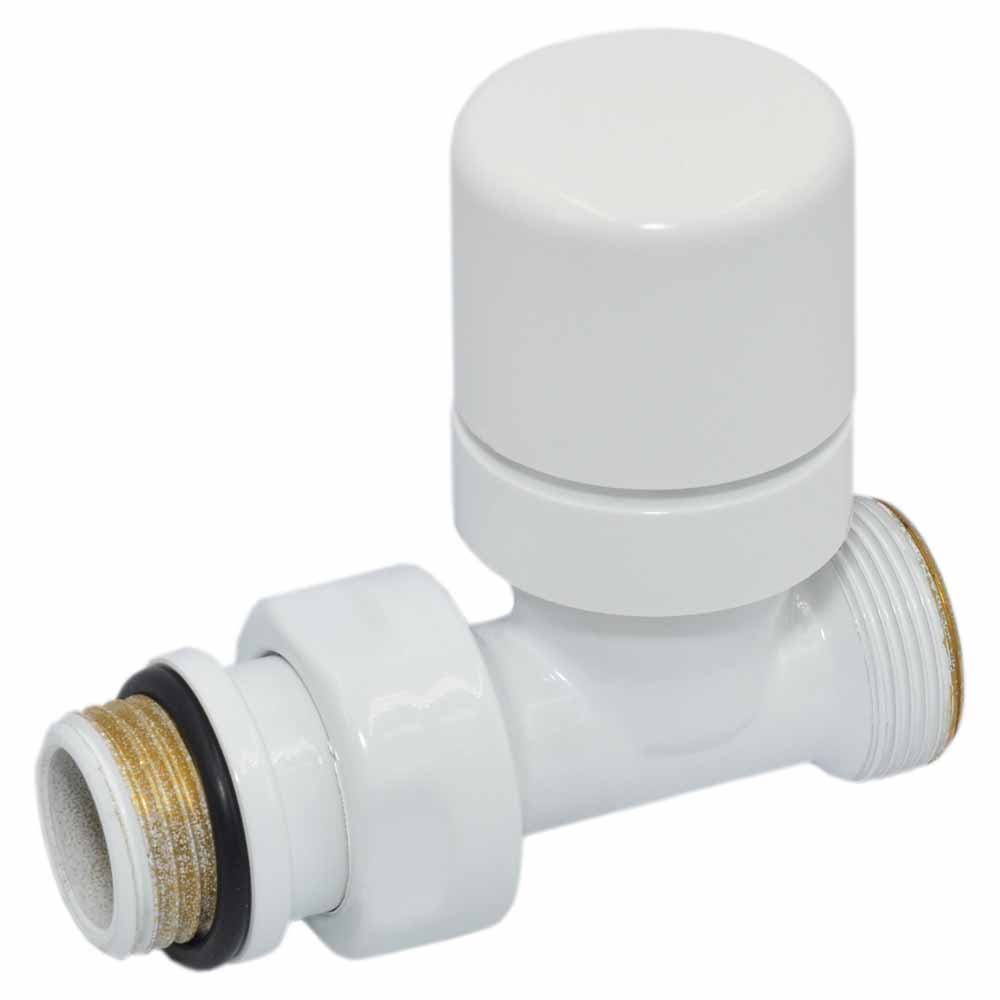 Термостатичний клапан Carlo Poletti First Thermo 1/2" x 24-19, White (V142511EF)