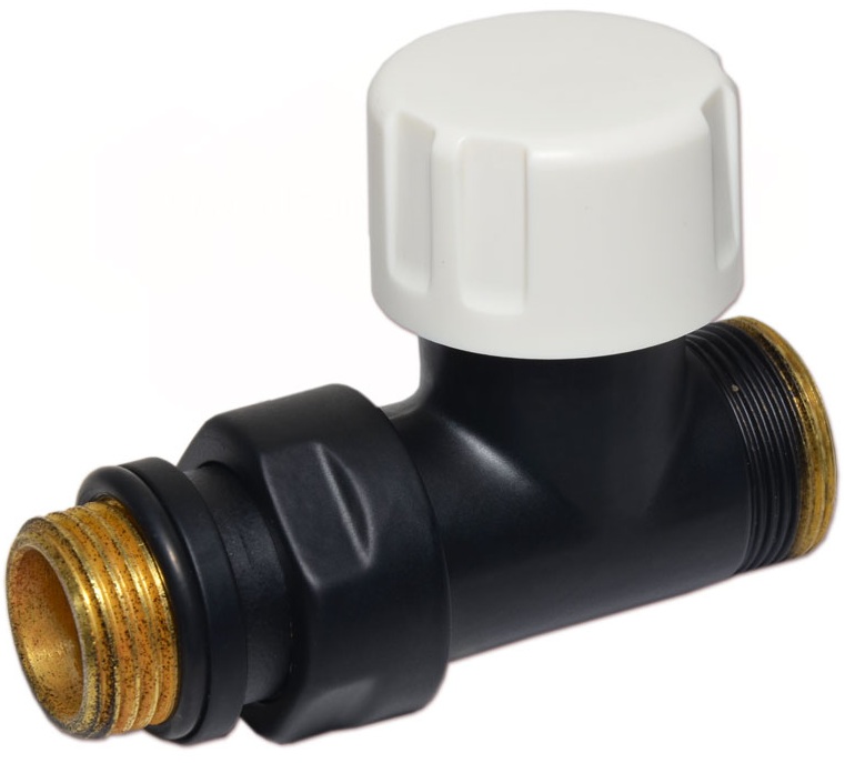 Термостатический клапан Carlo Poletti Compact Thermo V1 1/2" x 24-19, Black Matte (V151511EFS9005O) цена 3205 грн - фотография 2