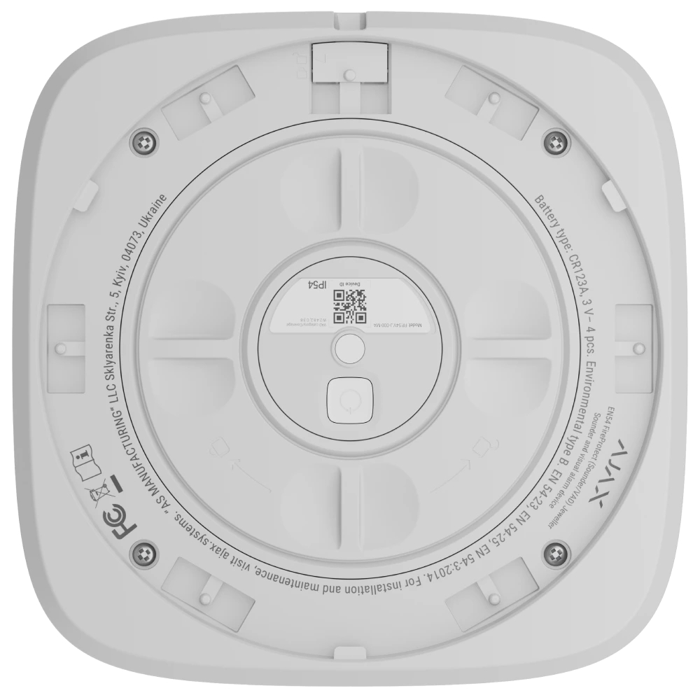продаём Ajax EN54 FireProtect (Sounder/VAD) White (00161301) в Украине - фото 4