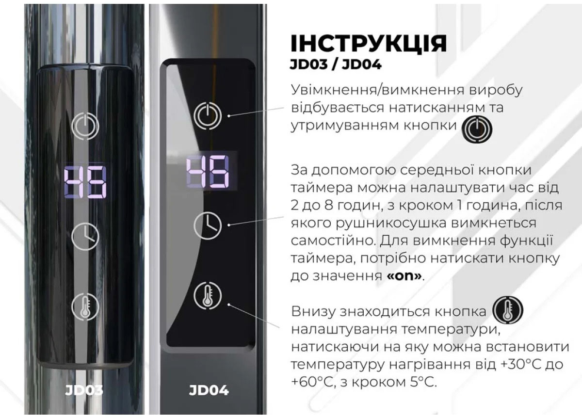 в продаже Полотенцесушитель Deffi Nicolе П9 500*1000 E Черный, JD04, Правое подключение (B.NI.100.50.9.E.B.R.2) - фото 3