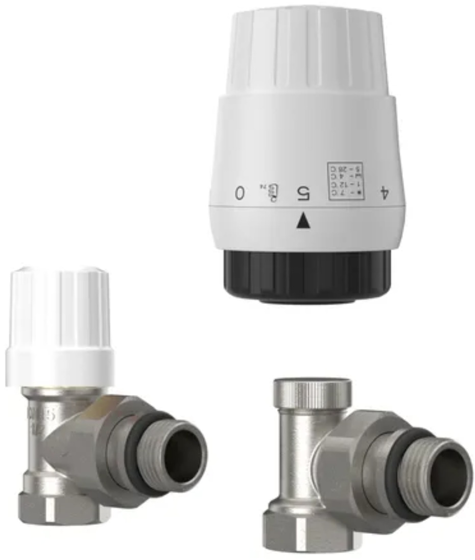 Термостатичний комплект Thermo Alliance Forte 1/2", кутовий (TAF300G15)