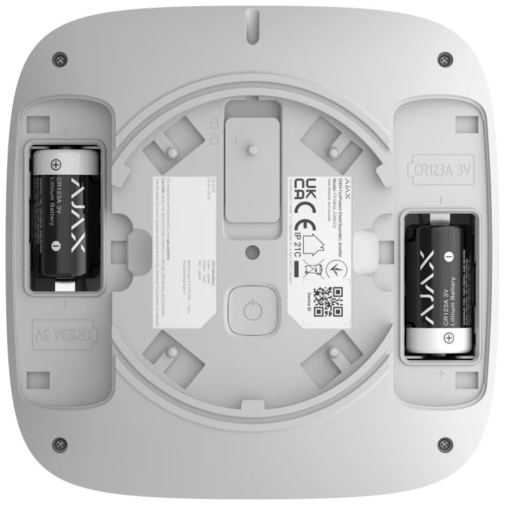 Беспроводной дымовой пожарный извещатель Ajax EN54 FireProtect (Smoke) Jeweller White (00119921) инструкция - изображение 6