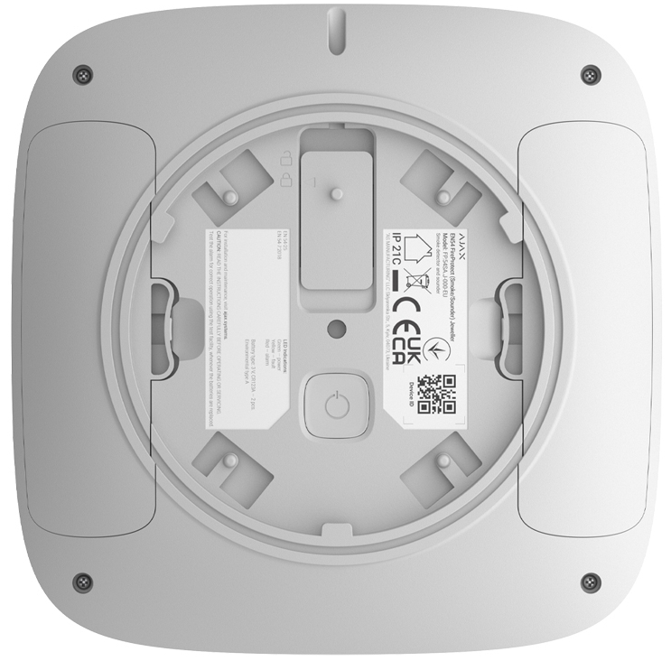 Беспроводной дымовой пожарный извещатель Ajax EN54 FireProtect (Smoke/Sounder) Jeweller White (00119919) характеристики - фотография 7