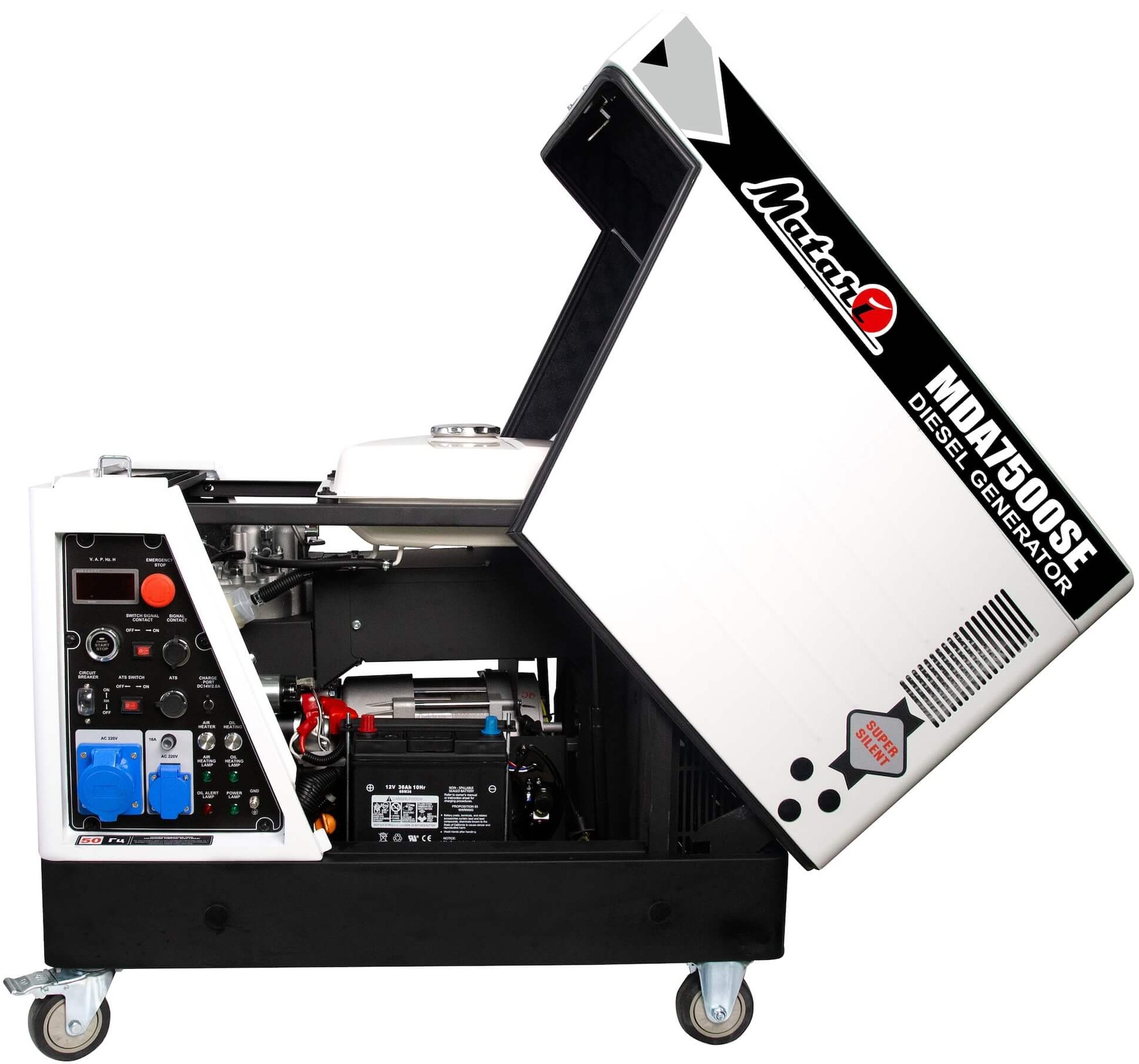 Генератор Matari MDA7500SE-ATS (MDA75-ATS) отзывы - изображения 5