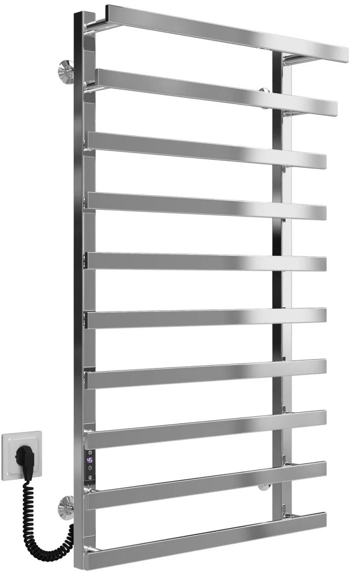 Полотенцесушитель Deffi Breeze П10 500x1000 Е Хром, JD04, Левое подключение (A.BZ.100.50.10.E.C.L.2) цена 15510 грн - фотография 2