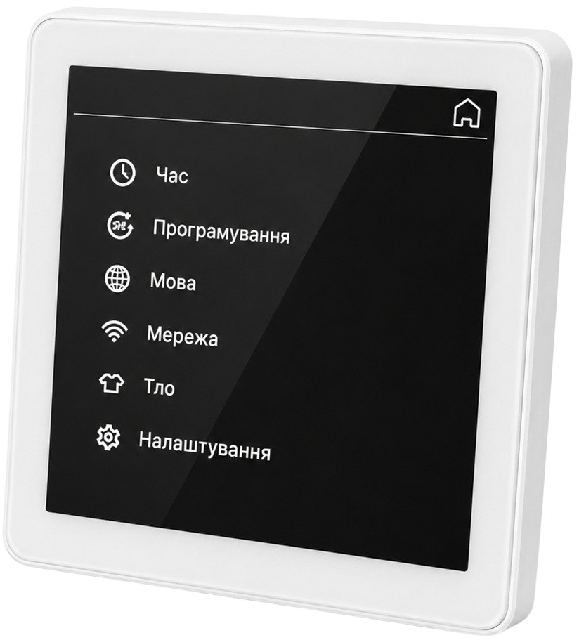 Термостат Tervix Pro Line WiFi TouchScreen Thermostat (котел), белый (114351) цена 5387 грн - фотография 2