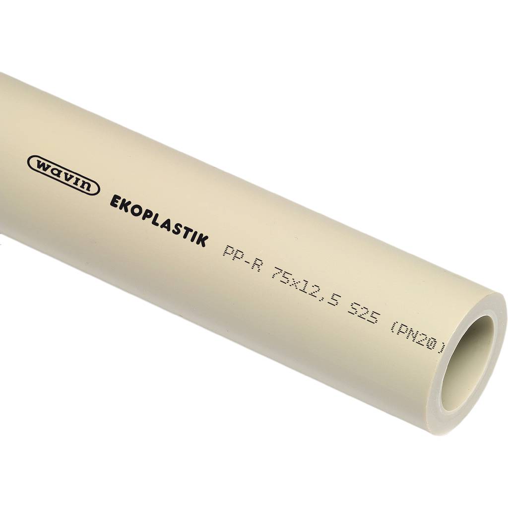 Wavin Ekoplastik PP-R PN20 Ø75x12,5 мм (STR075P20X)
