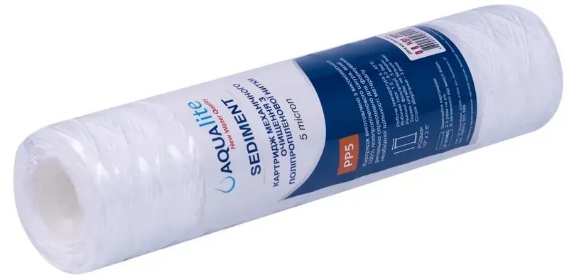 Картридж для фильтра Aqualite PP5 Ø62x250мм 5mcr (AQPP5) цена 88 грн - фотография 2