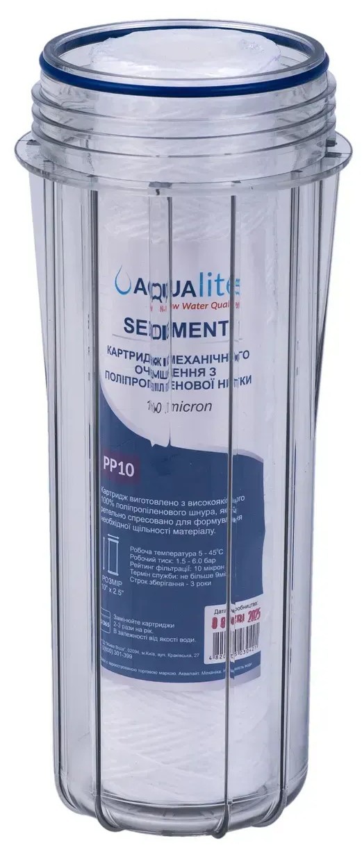 в продаже Картридж для фильтра Aqualite PP10 Ø62x250мм 10mcr (AQPP10) - фото 3