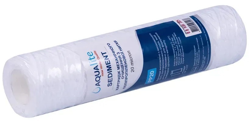 Картридж для фильтра Aqualite PP20 Ø62x250мм 20mcr (AQPP20) цена 88 грн - фотография 2