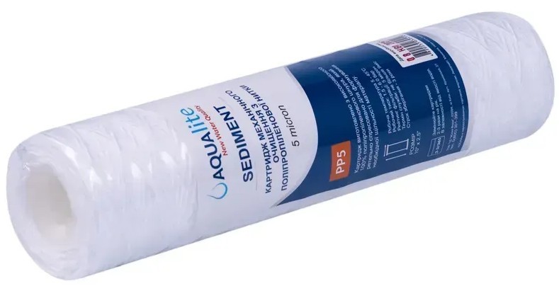 в продаже Картридж для фильтра Aqualite PP5 Ø62x250мм 5mcr (упаковка 4шт) (AQPP5_pack4) - фото 3