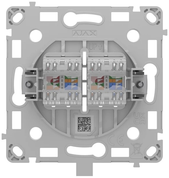 Реле интернет-розетки Ajax OutletCore (LAN) White (00126185) цена 399 грн - фотография 2