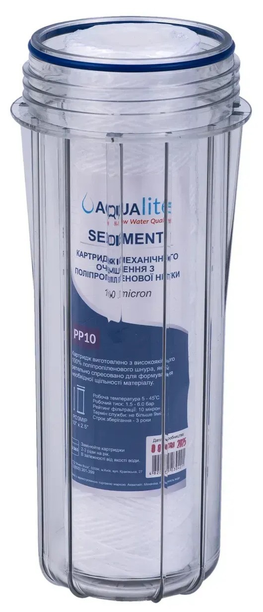 в продаже Картридж для фильтра Aqualite PP20 Ø62x250мм 20mcr (упаковка 4шт) (AQPP20_pack4) - фото 3