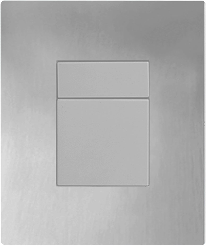 Панель смыва для инсталляции Koer KT-0607-02 157x198x3mm (KR6239) цена 1429 грн - фотография 2