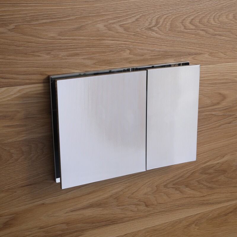 Панель смыва для инсталляции Koer KT-0610-STR-01 240x160x32mm (KR6147) цена 2070 грн - фотография 2