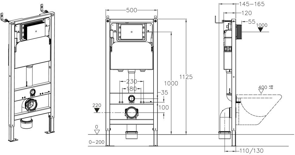 Koer KT-0501-05 (KR5170) Габаритные размеры
