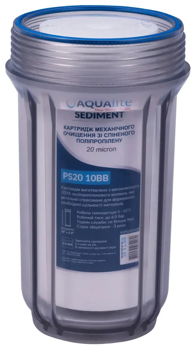 продаємо Aqualite PS20M10BB Ø108x255мм 20mcr 45°C (AQPS20M10BB) в Україні - фото 4