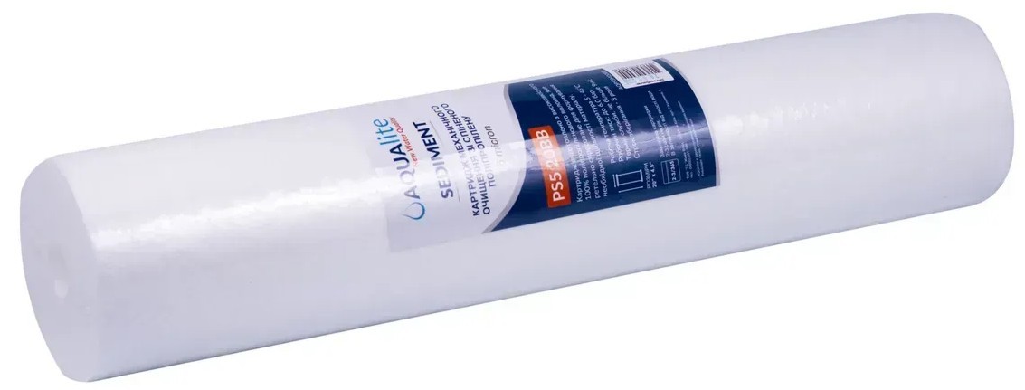 Картридж для фільтра Aqualite PS20M20BB Ø107x506мм 20mcr 45°C (AQPS20M20BB) ціна 429 грн - фотографія 2