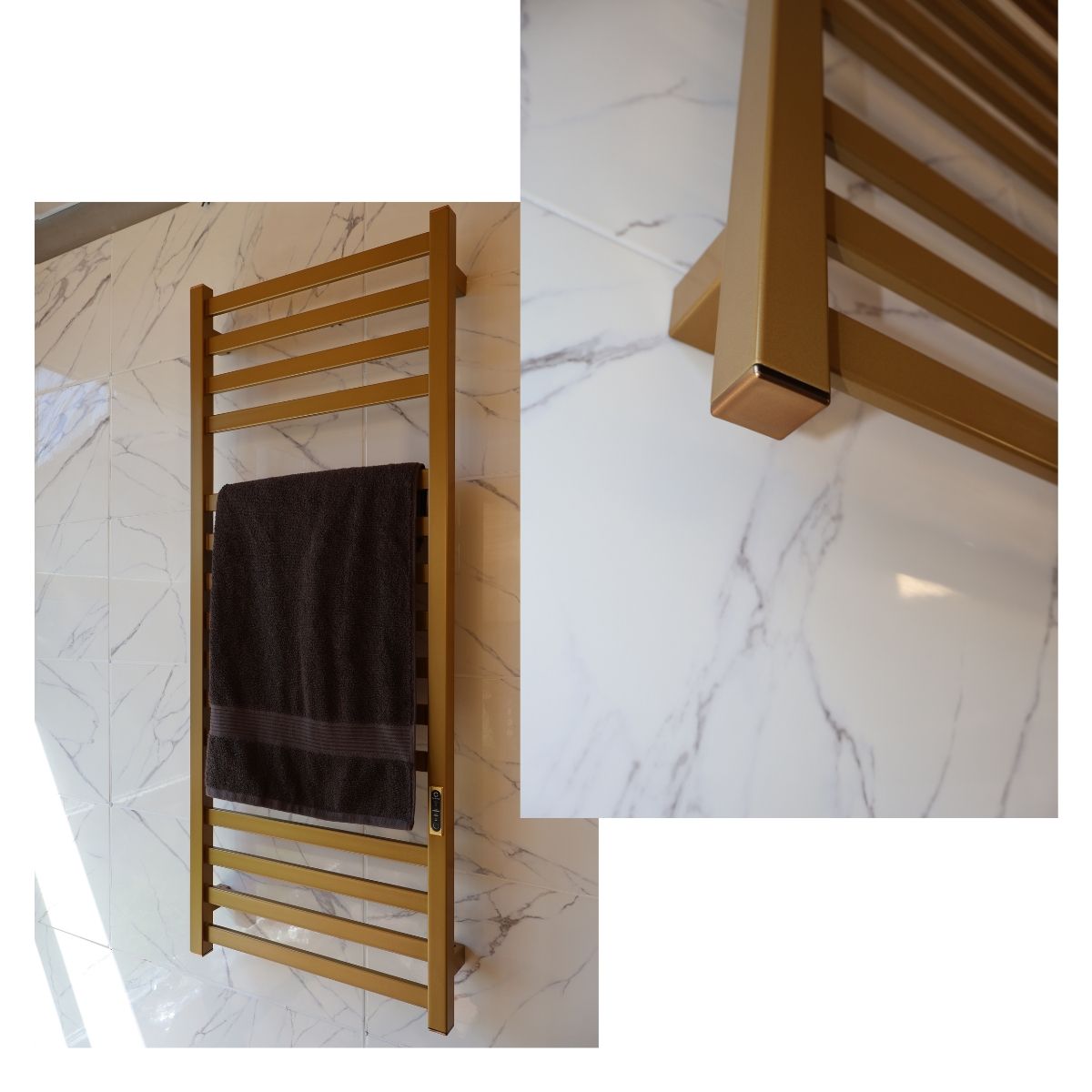Полотенцесушитель Carino Ricardo 1190x490 Gold (R1949Gold) характеристики - фотография 7