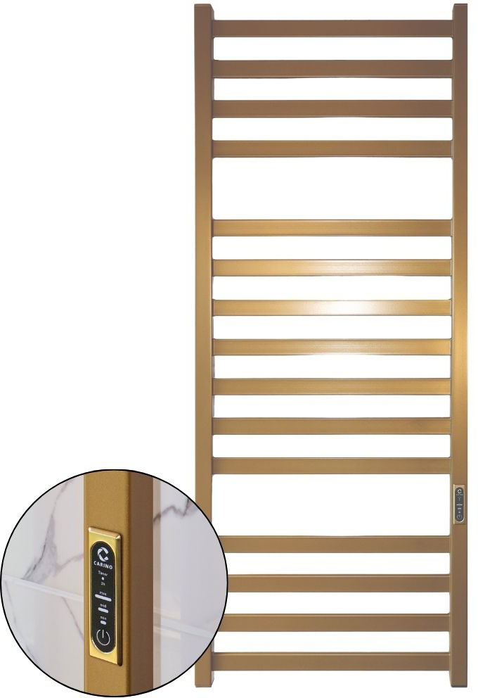 Полотенцесушитель Carino Ricardo 1190x490 Gold (R1949Gold)