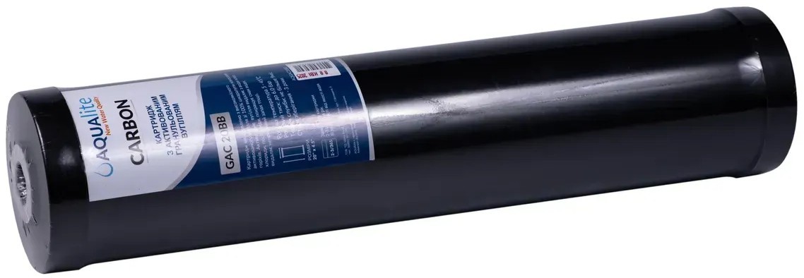 в продажу Картридж для фільтра Aqualite GAC20BB Ø107x506мм 45°C (AQGAC20BB) - фото 3