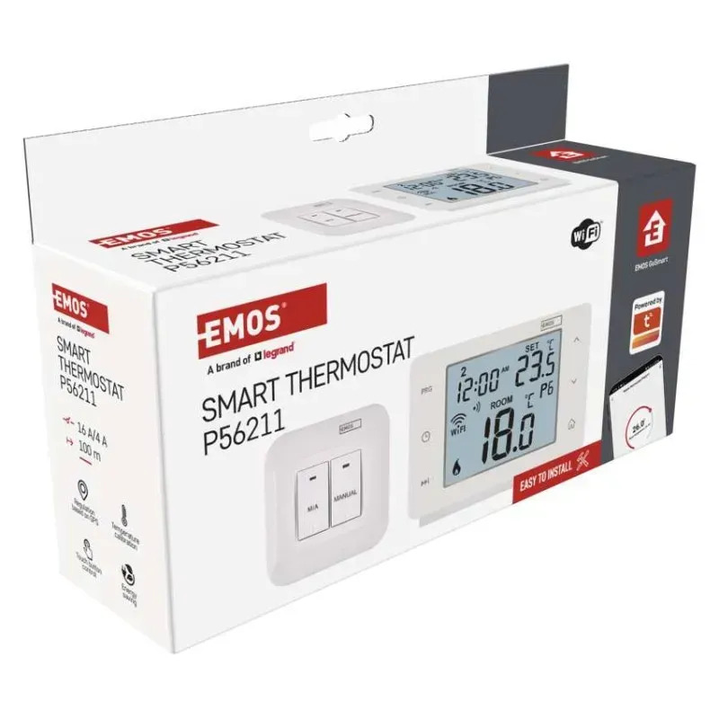 огляд товару Термостат Emos P56211 WiFi - фотографія 12