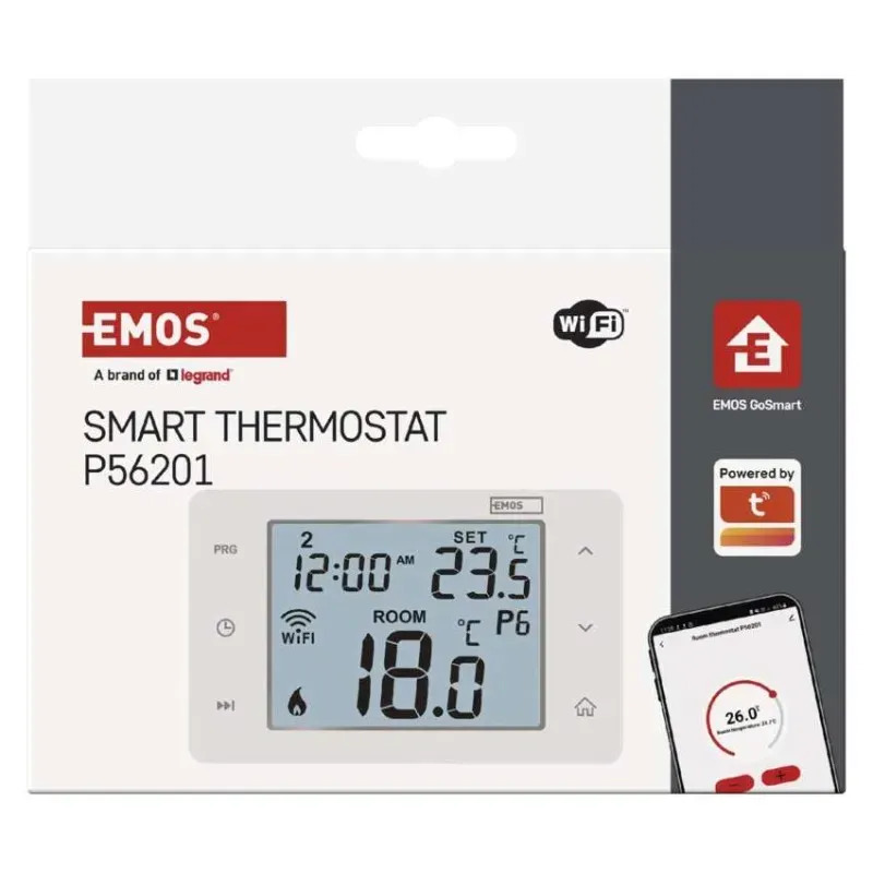 огляд товару Термостат Emos P56201 WiFi - фотографія 12