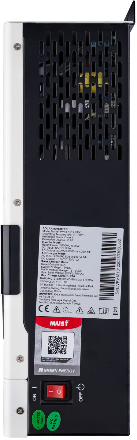в продаже Инвертор гибридный Must PV18-1012VPK 1 кВт 12 В - фото 3