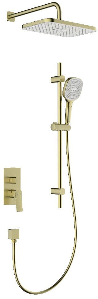 Душевая система KFA Armatura Malaga PVD Brushed Light Gold 4529-301-31
