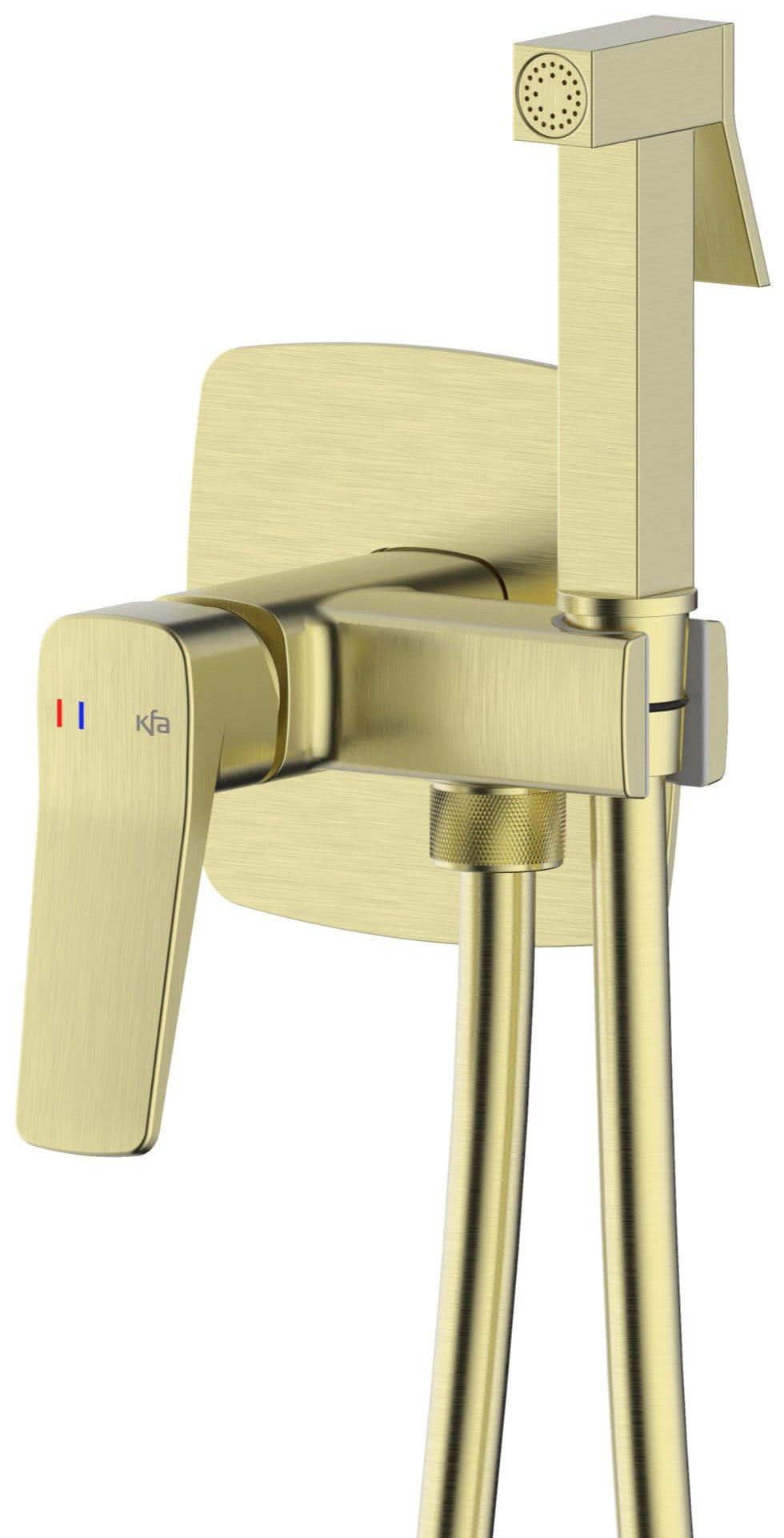 Смеситель для биде KFA Armatura Malaga PVD Brushed Light Gold 4529-512-31