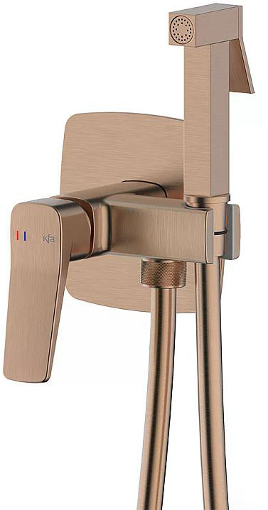 Смеситель для биде KFA Armatura Malaga PVD Brushed Rose Gold 4529-512-34