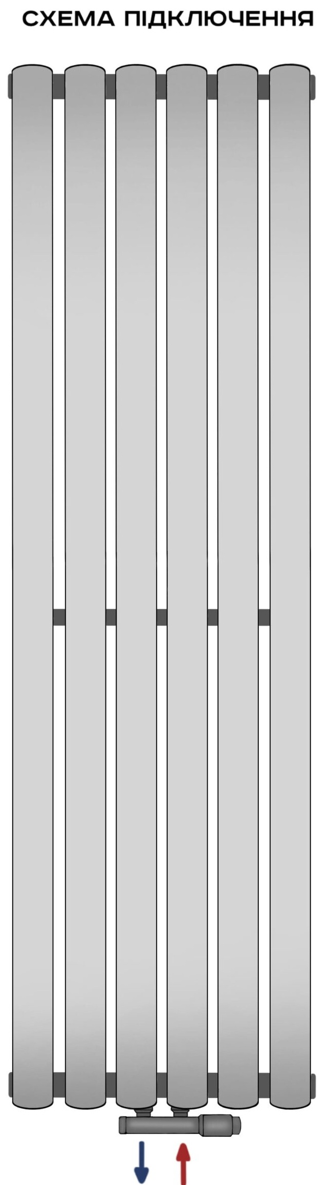 Радиатор для отопления Stelrad Vertex Style 22 тип 1600x600, нижнее подключение (VS22-160-060) инструкция - изображение 6