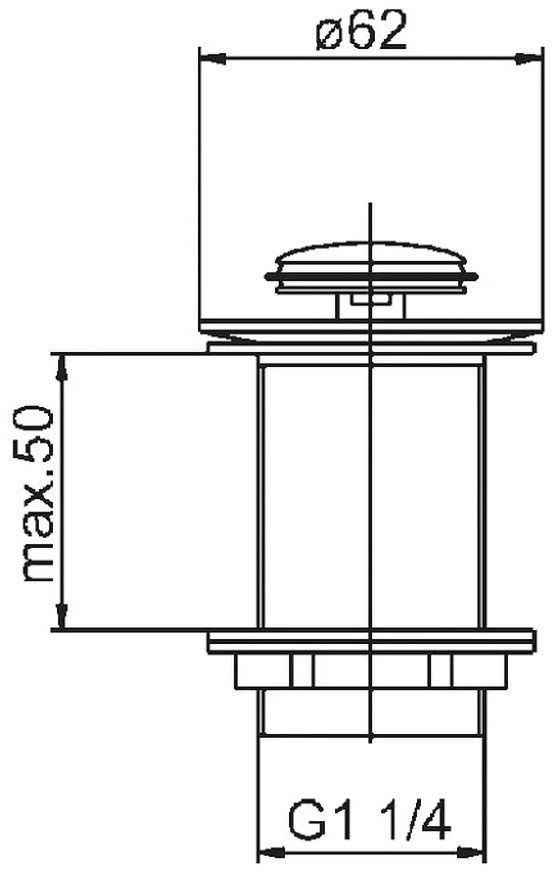 KFA Armatura Moza Black 5032-815-81 Габаритные размеры