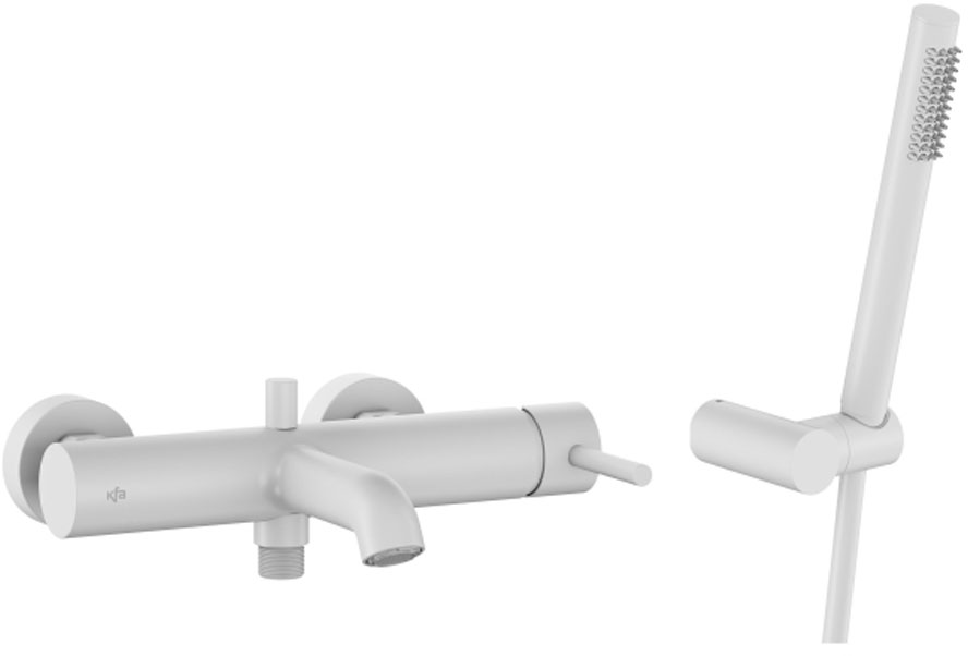Смеситель для ванны KFA Armatura Moza White 5034-520-44