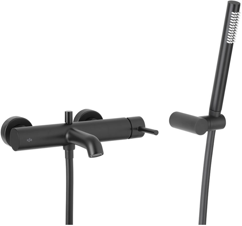 Смеситель для ванны KFA Armatura Moza Black 5034-520-81
