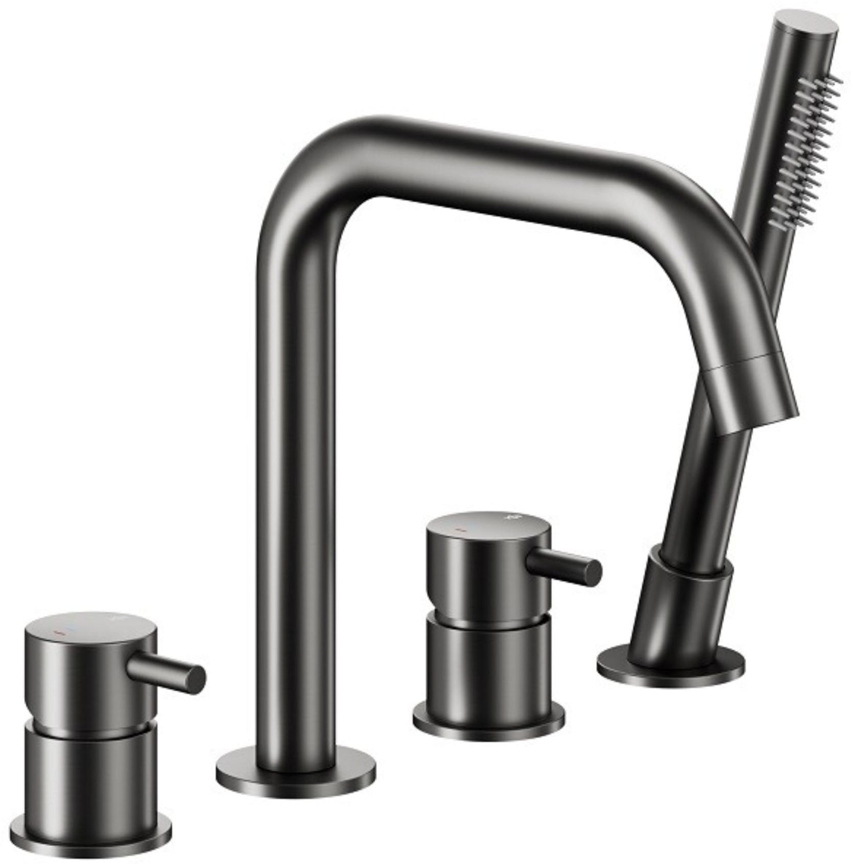 Смеситель для ванны KFA Armatura Moza Gun Metal Grey 5035-210-61