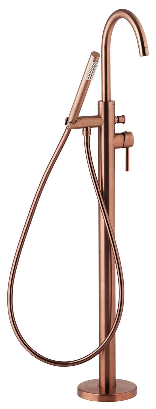 Смеситель для ванны KFA Armatura Moza Brushed Rose Gold 5035-510-34