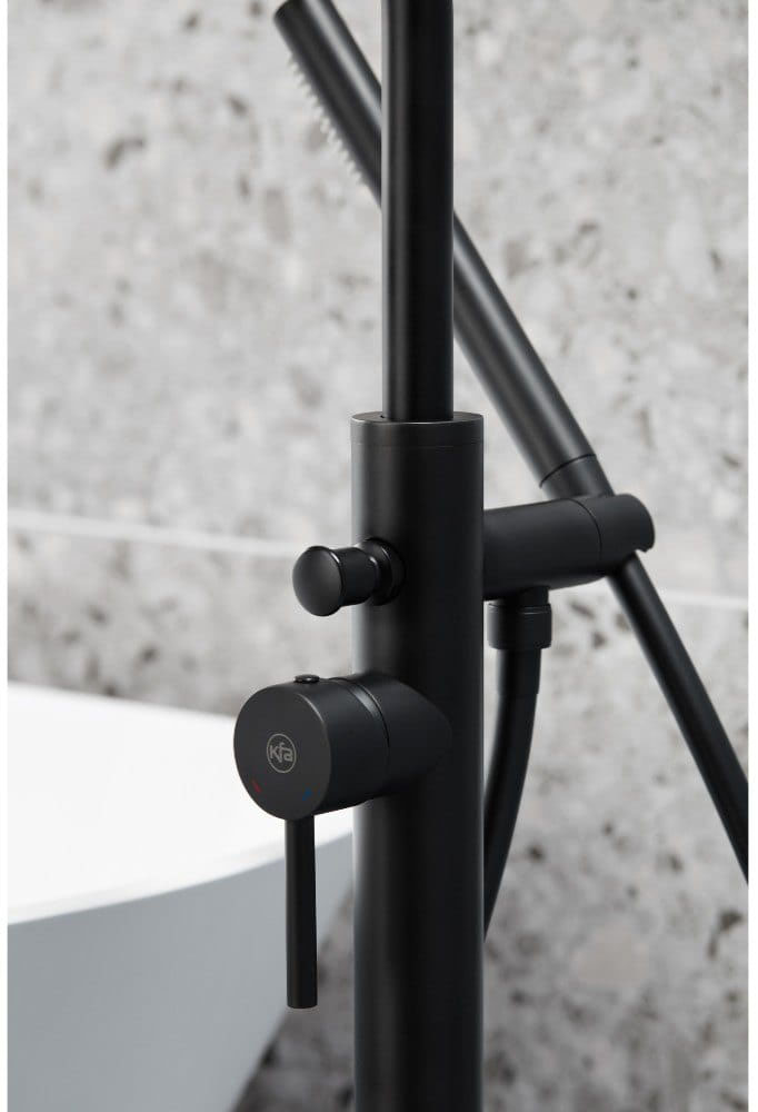Смеситель для ванны KFA Armatura Moza Black 5035-510-81 характеристики - фотография 7