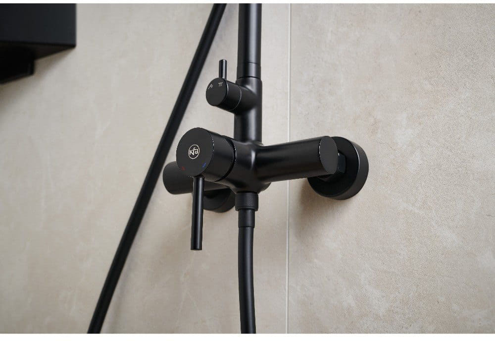 Душевая система KFA Armatura Moza Black 5036-910-81 цена 17708 грн - фотография 2