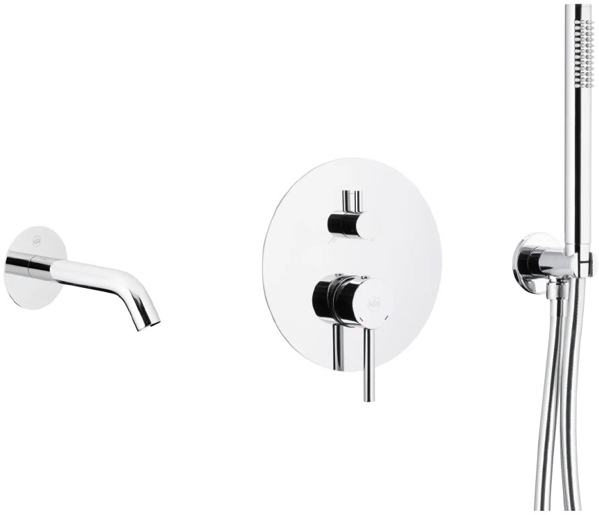 Смеситель для ванны KFA Armatura Moza Chrome 5039-401-00