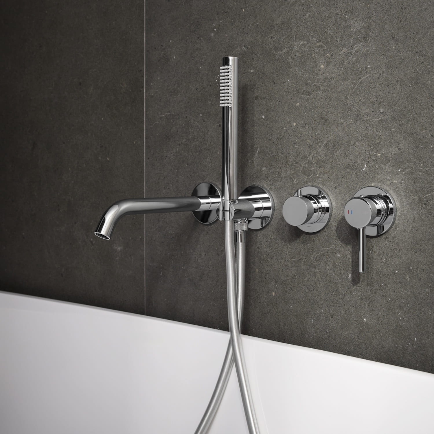 Смеситель для ванны KFA Armatura Moza Chrome 5039-411-00 цена 22396 грн - фотография 2