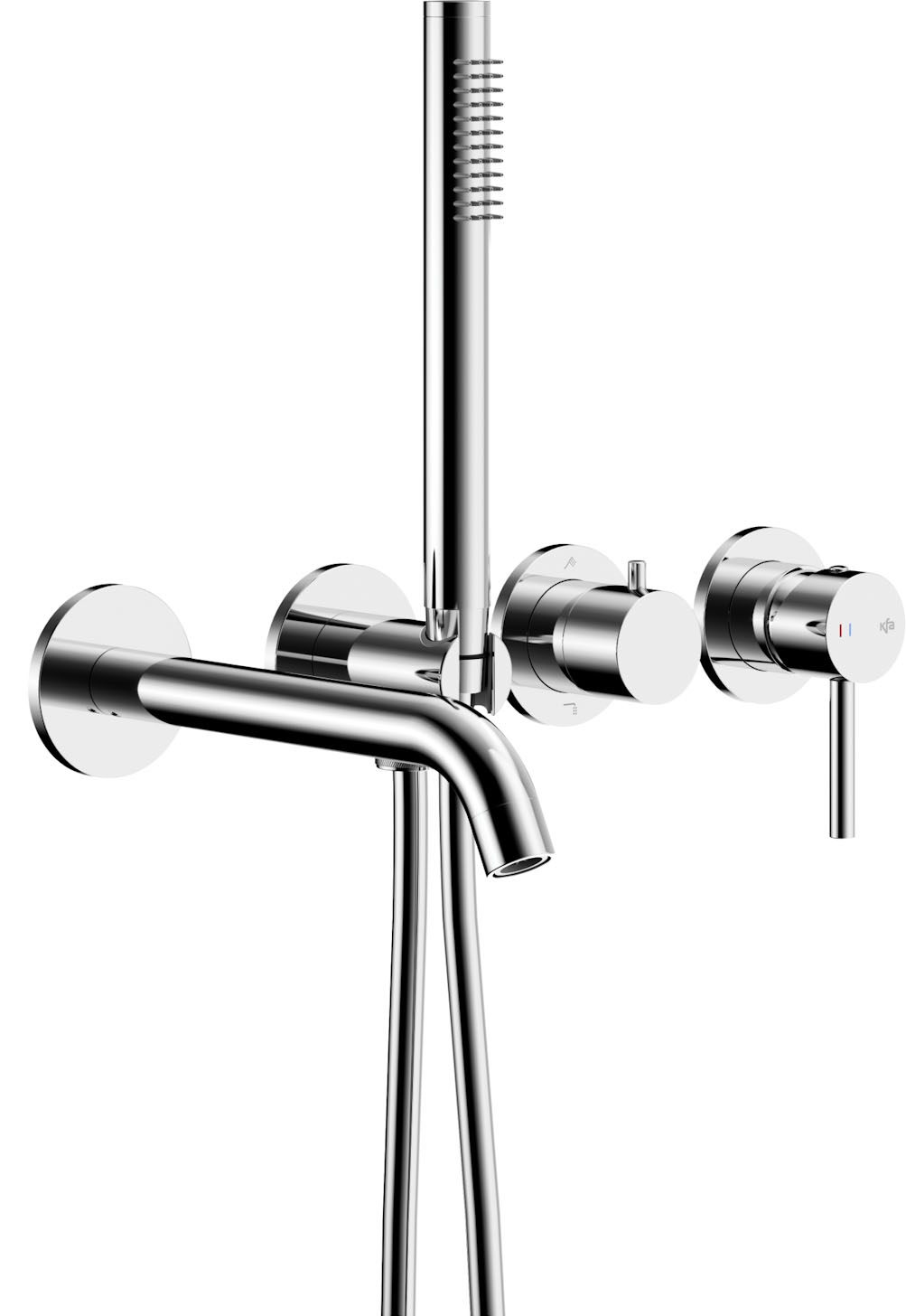 Смеситель для ванны KFA Armatura Moza Chrome 5039-411-00