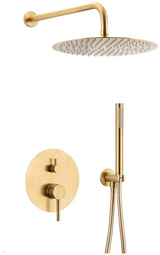 Душевая система KFA Armatura Moza PVD Brushed Gold 5039-501-31